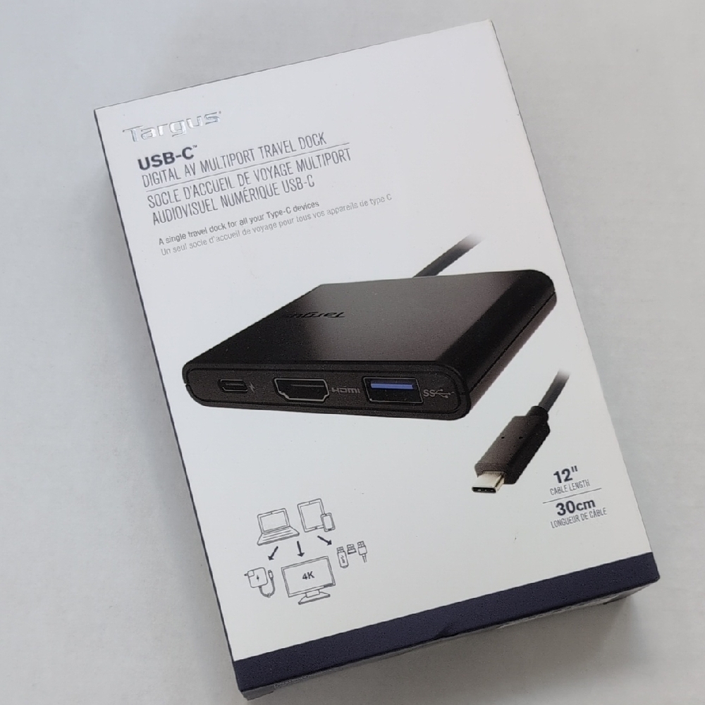 Targus USB-C Digital AV Multiport Dock – Black
